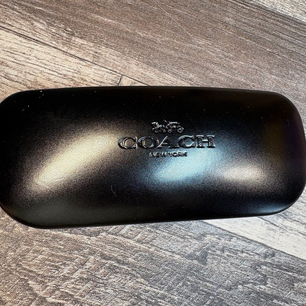 Coach Sleek Black Eyeglass Holder